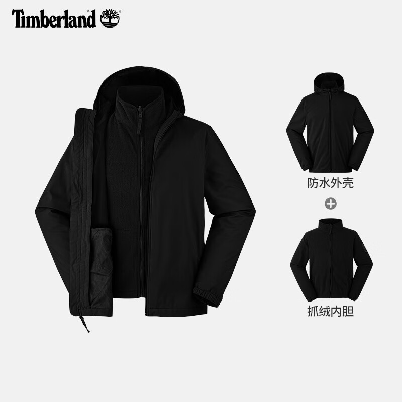 Timberland 三合一冲锋衣男款 A4512 965.88元（需用券）