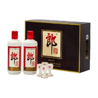 88VIP：LANGJIU 郎酒 53度酱香型白酒500ml*2瓶礼盒 347.55元