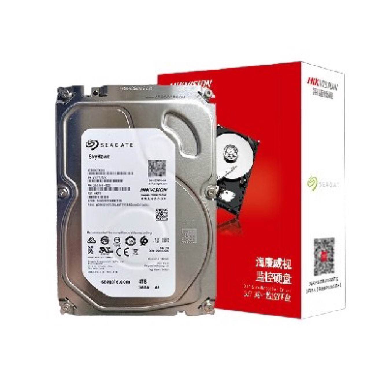 希捷 ST4000VX015 3.5英寸 监控级硬盘 4TB（CMR、5400rpm、256MB） 448.78元