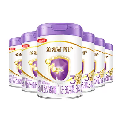 金领冠3段婴幼儿奶粉800g×6罐 949.23元(需淘金币抵扣50.7)