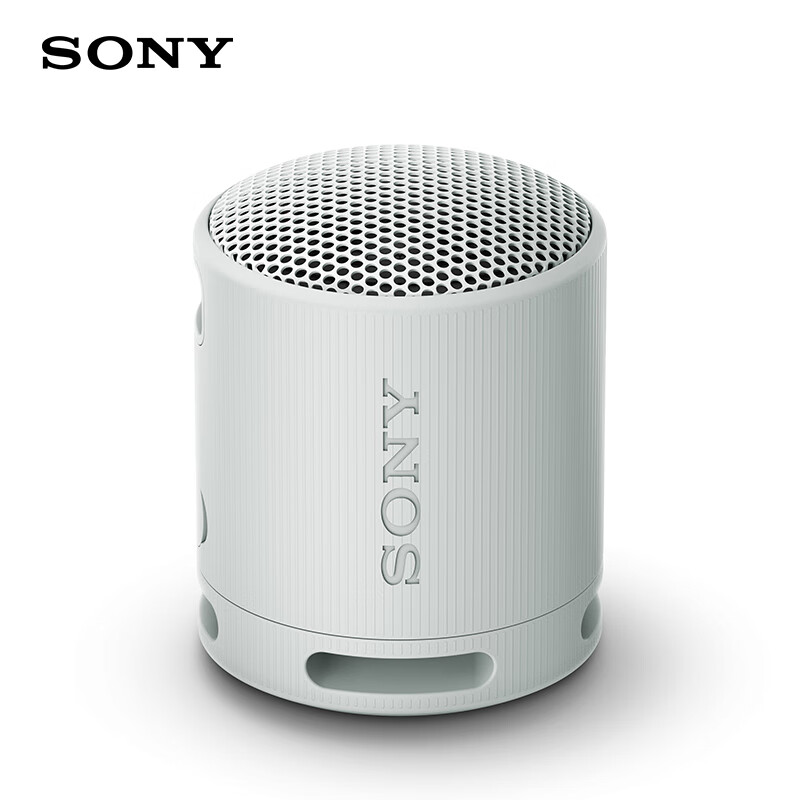SONY 索尼 SRS-XB100 蓝牙音箱 迷你便携 重低音16小时续航 户外音箱 IP67防水防尘 灰色 399元