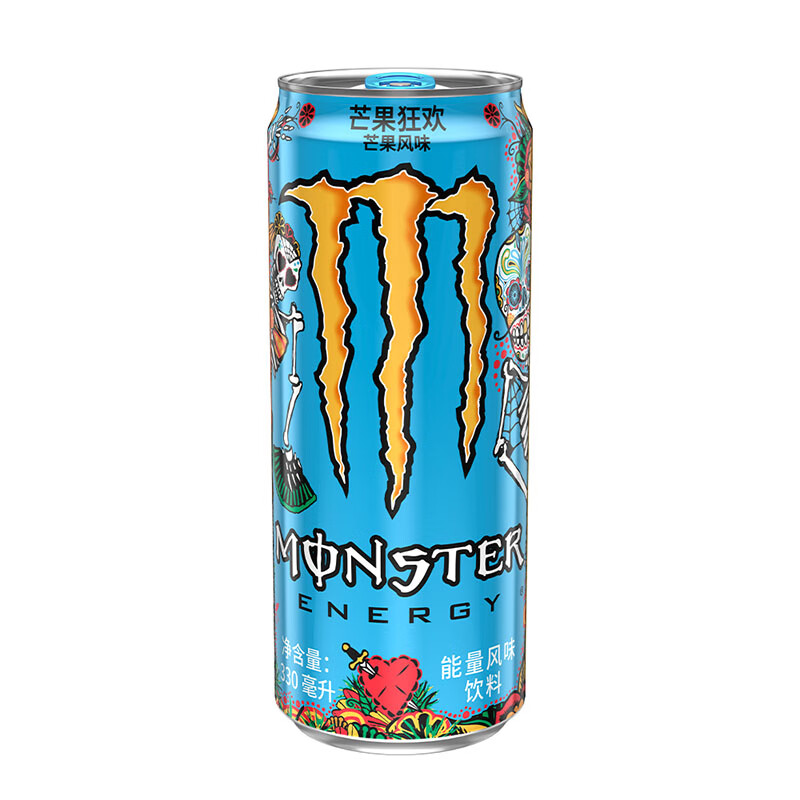 京东plusmonsterenergy魔爪芒果味风味饮料能量饮料330ml12罐3916元