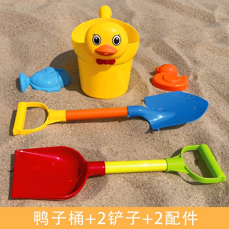 晴野 儿童沙滩玩具车挖沙铲玩沙子工具套装沙漏沙池宝宝男女孩生日礼物 