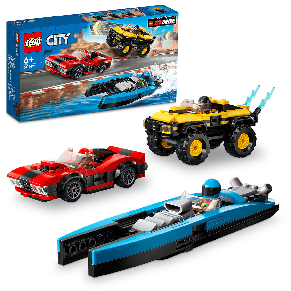百亿补贴：LEGO 乐高 [官方]LEGO乐高60395百变改装赛车城市拼插积木玩具礼品6+