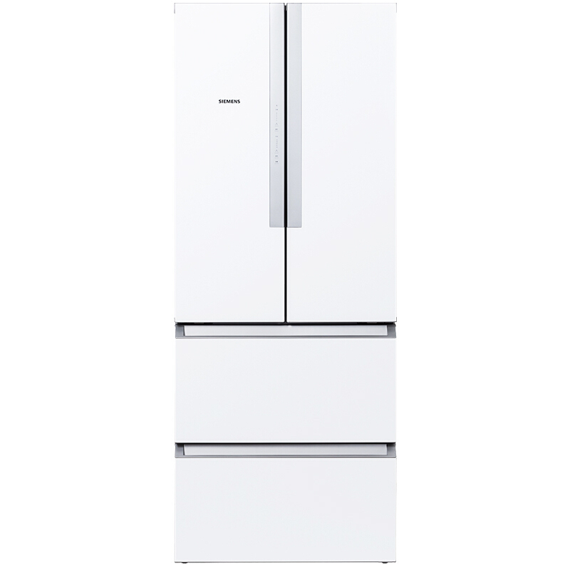 SIEMENS 西门子 484升 变频混冷多门四门大容量家用冰箱 精细分类 白色 BCD-484W(