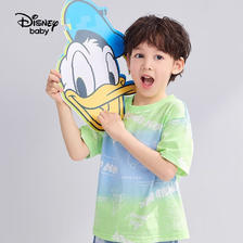 Disney 迪士尼 儿童t恤衣 渐变唐老鸭-纯棉 120cm 34.55元（需用券）