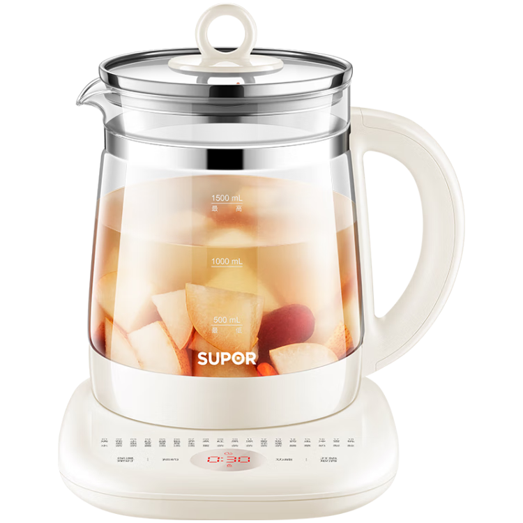 苏泊尔 316L不锈钢 养生壶 1.5L 80.02元