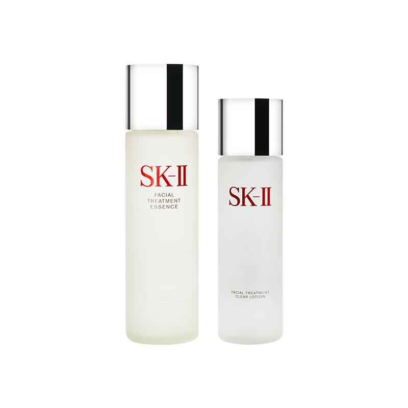 SK-II 护肤套装精华神仙水230ml嫩肤清莹露160ml补水保湿滋养sk2 1642.55元
