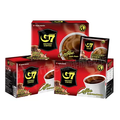 进口加强版!G7黑咖啡0糖0脂3盒45包 20.42元(需领券)