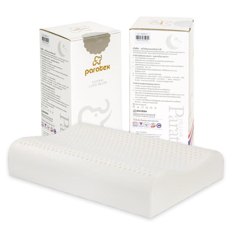paratex ECO 94%乳胶含量 天然乳胶枕头 成人颈椎枕 工学枕 120元