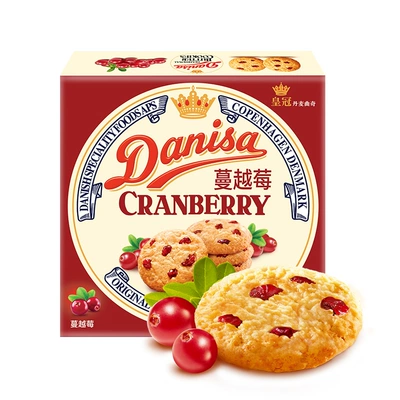 Danisa 皇冠丹麦曲奇饼干 90g*4盒 多种口味可选 34.8元包邮（合8.7元/件）