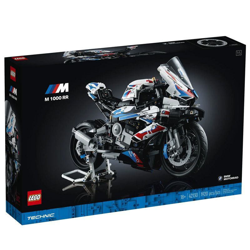 百亿补贴：LEGO 乐高 机械组系列42130宝马摩托车积木礼物玩具 1031元