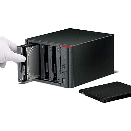 BUFFALO 巴法络 NAS 硬盘驱动器 LinkStation 421，1.2 GHz，512 MB DDR3，黑色 329.95元含