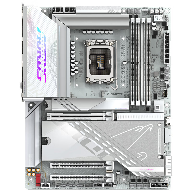 24日23点：GIGABYTE 技嘉 电竞冰雕Z890 AORUS PRO ICE ATX主板 LGA 1851 3999元