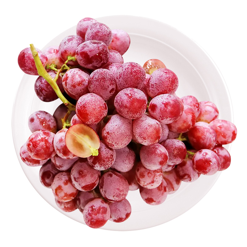 plus会员：京鲜生 智利进口无籽红提 2kg装 葡萄提子新鲜水果 87.7元