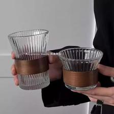 plus会员、微信京东小程序:皇家洛克（ROYALLOCKE）咖啡玻璃杯 随机束腰杯1个 0