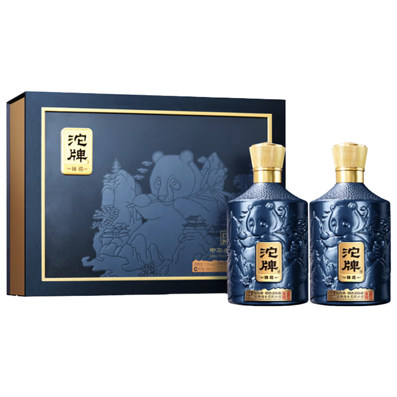 沱牌 52度 浓香型白酒500mL 2瓶 礼盒装 158元（需用券）