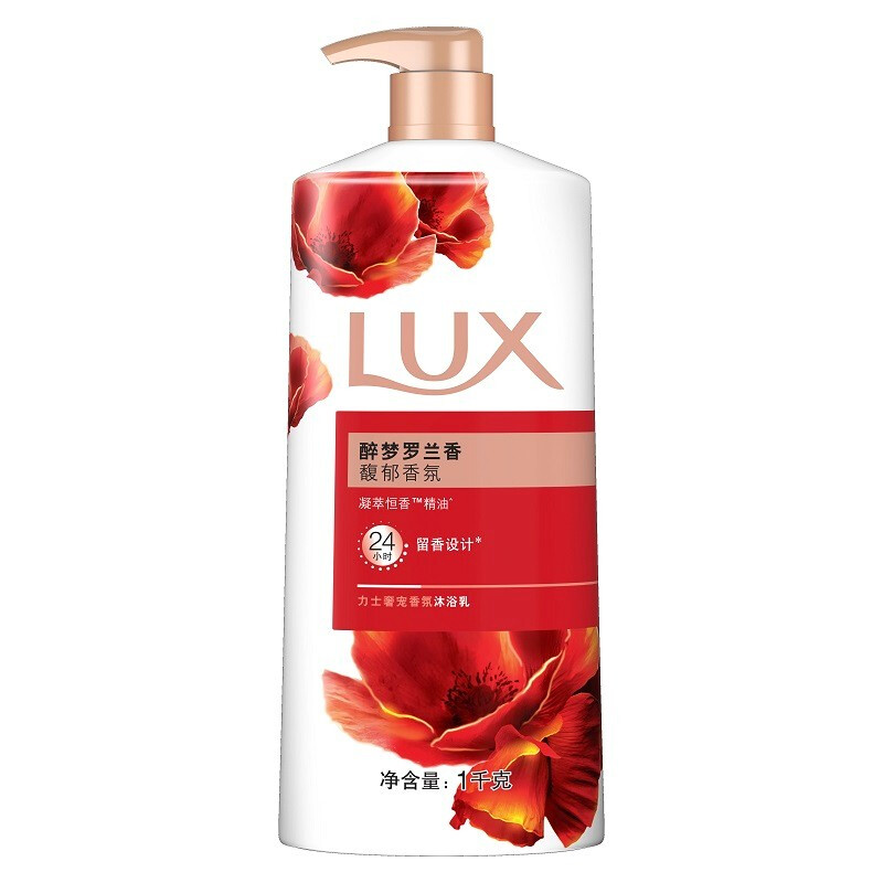 LUX 力士 醉梦罗兰香奢宠香氛沐浴乳 1kg 31.9元