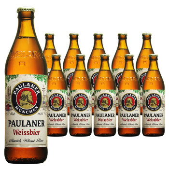 PAULANER 保拉纳 柏龙 德式小麦 12.5度 德国进口 白啤酒 500ml*10瓶 97.7元包邮（双重优惠）