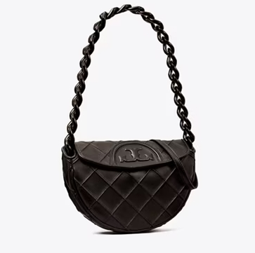 多色可选！Tory Burch 汤丽柏琦 Mini Fleming Crescent 单肩包 $348.6（约2531元）