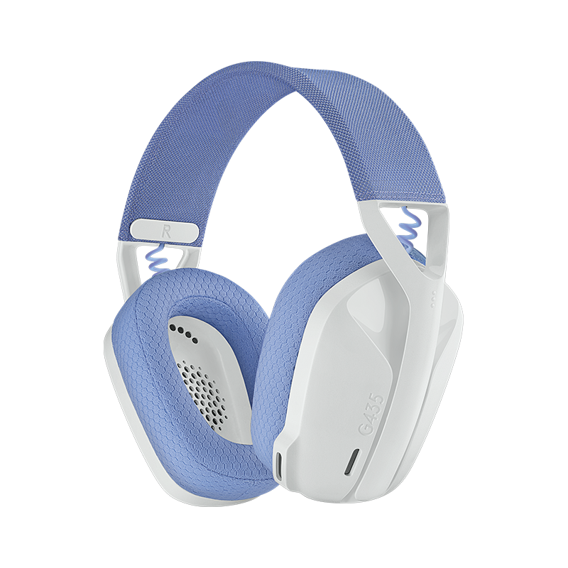 logitech 罗技 G435 头戴式耳罩式蓝牙游戏耳机 白色 399元包邮