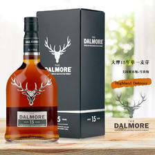 百亿补贴：THE DALMORE 大摩 15年单一麦芽苏格兰威士忌Dalmore Highland进口洋酒正