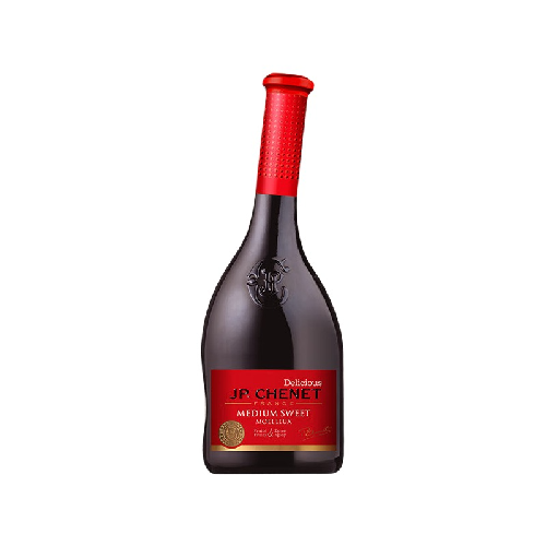 J.P.CHENET 香奈 法国原瓶进口 甜蜜系列 歪脖子 12.5度半甜型红葡萄酒 750ml 单