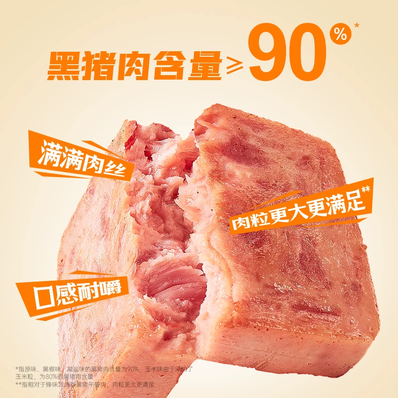 锋味派 独立片装包装 午餐肉罐头 316g 41.76元 - 线报酷