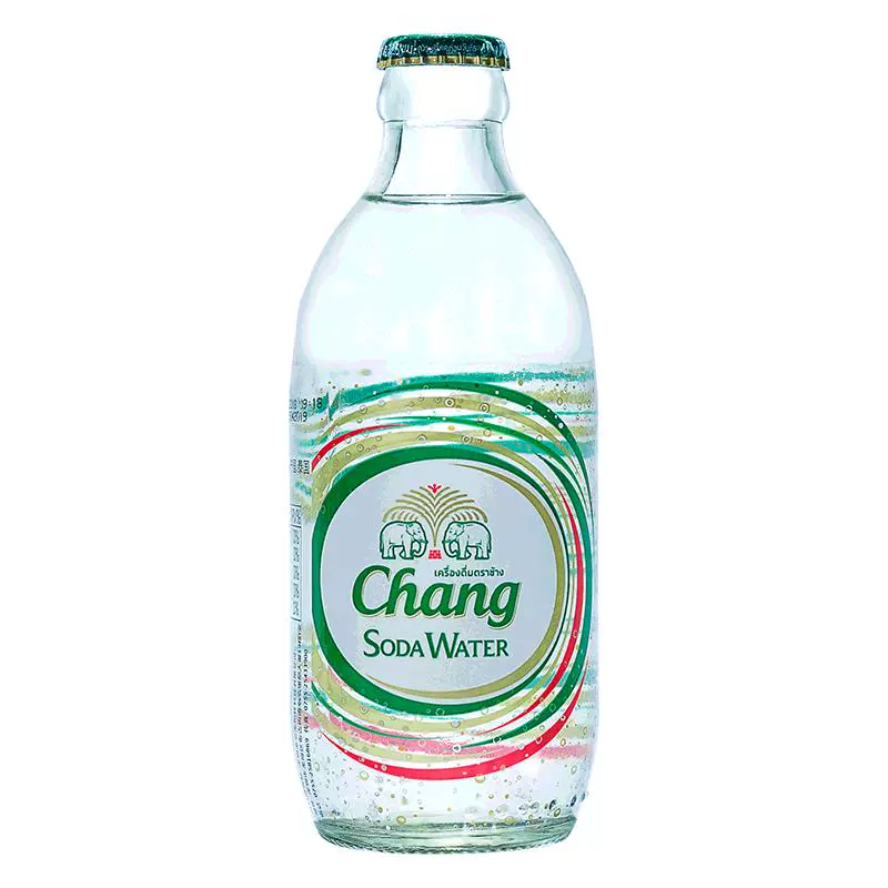 Chang 象牌 泰国CHANG泰象苏打水325ml泰象chang牌苏打水气泡水玻璃瓶象饮料12瓶 