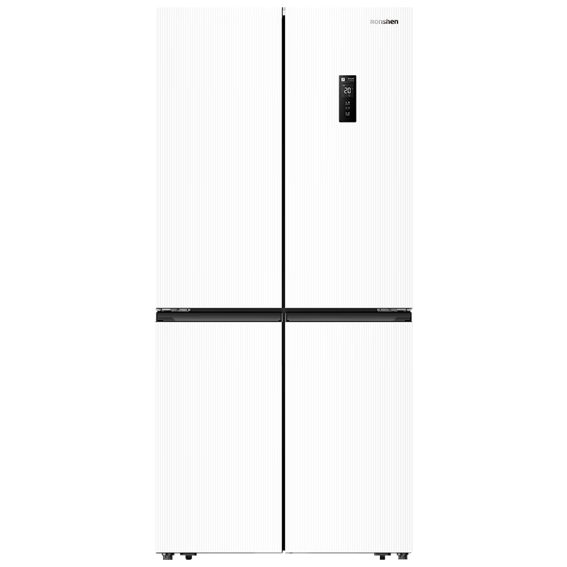 PLUS会员：Ronshen 容声 520升 十字双开四开门冰箱白色家用变频一级能效无霜 B