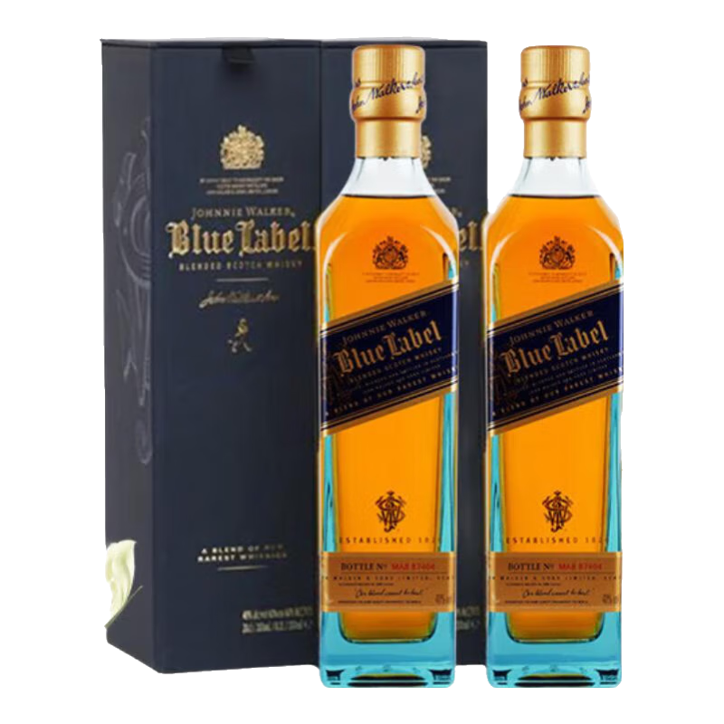 尊尼获加 蓝方 蓝牌 苏格兰调和型威士忌 200ml*2 447.18元（需用券）