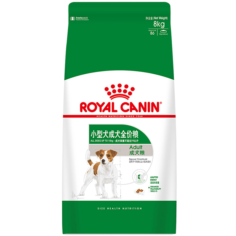 ROYAL CANIN 皇家 PR27小型犬成犬狗粮 8kg 290.46元（需用券）