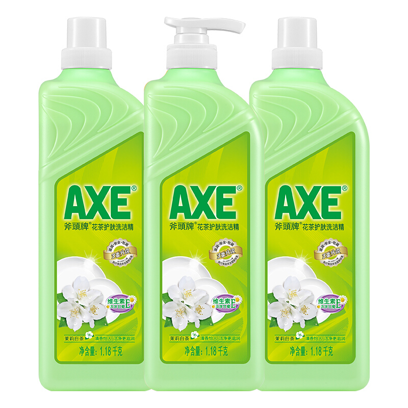 AXE 斧头牌 斧头 花茶护肤洗洁精 茉莉茶香 1.18kg*3瓶 26.01元（需用券）