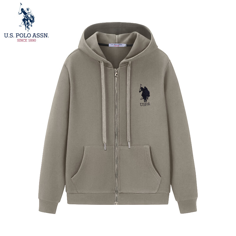 移动端、京东百亿补贴：U.S. POLO ASSN. 男士卫衣 保罗卫衣 168元