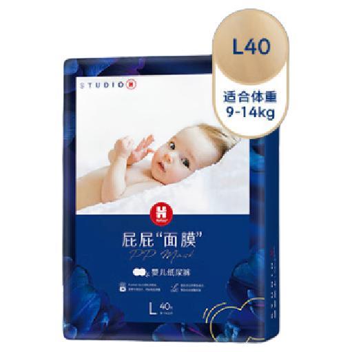 HUGGIES 好奇 屁屁“面膜”系列 纸尿裤 L40片 136.46元