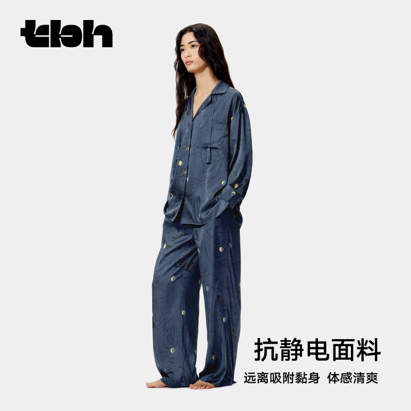 野兽派 【星光缎】情侣家居服套装 282.8元 - 86线报