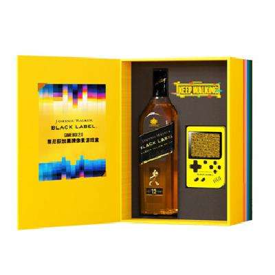 Johnnie Walker 尊尼获加 黑方黑牌 12年 苏格兰调和型威士忌 700ml Keep Walking 联名