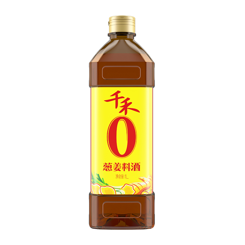 千禾 葱姜料酒 1L 1瓶 10.26元