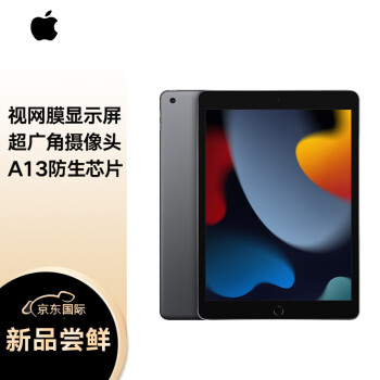 Apple 苹果 iPad 第9代 10.2英寸平板电脑 2021款（256GB WLAN版/A13芯片/1200万像素/iPa