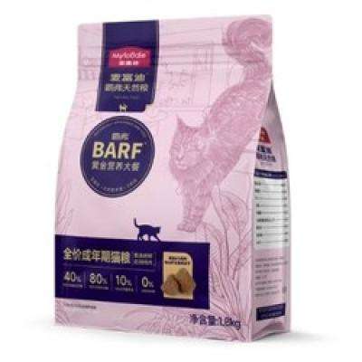 PLUS会员、需凑单：Myfoodie 麦富迪 猫粮 barf霸弗生骨肉冻干双拼粮 1.8kg*3件 169