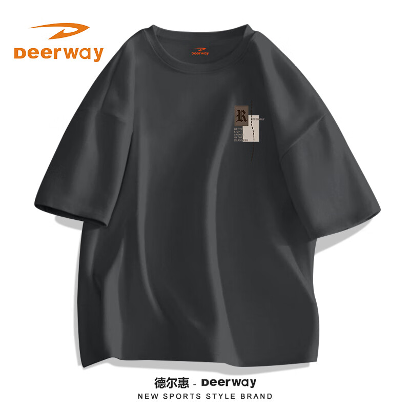 Deerway 德尔惠 男士短袖纯棉t恤20240131-23PD16-77-4 13.83元（需买2件，需用券）