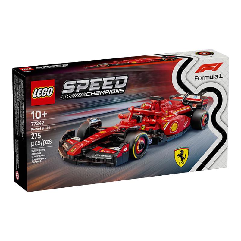 乐高 超级赛车系列 77242 法拉利 SF-24 F1 赛车 132元