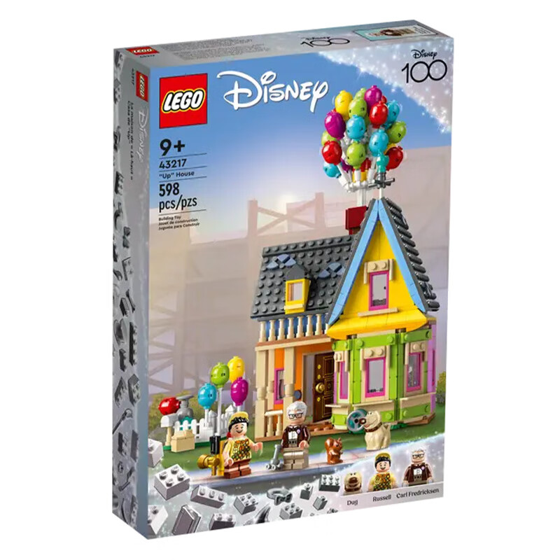 PLUS会员：LEGO 乐高 Disney迪士尼系列 43217 飞屋环游记-飞屋 100周年纪念款 274.4