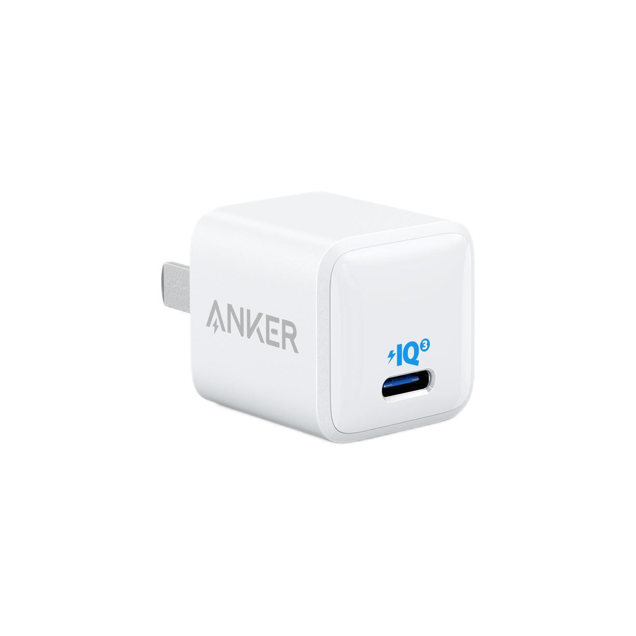 移动端：Anker 安克 A2633 手机充电器 Type-C 20W 白色 29.75元