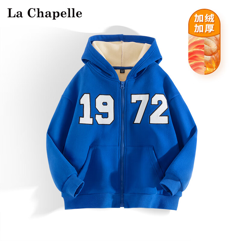 La Chapelle 儿童加绒加厚连帽刺绣外套 29.9元（需用券）