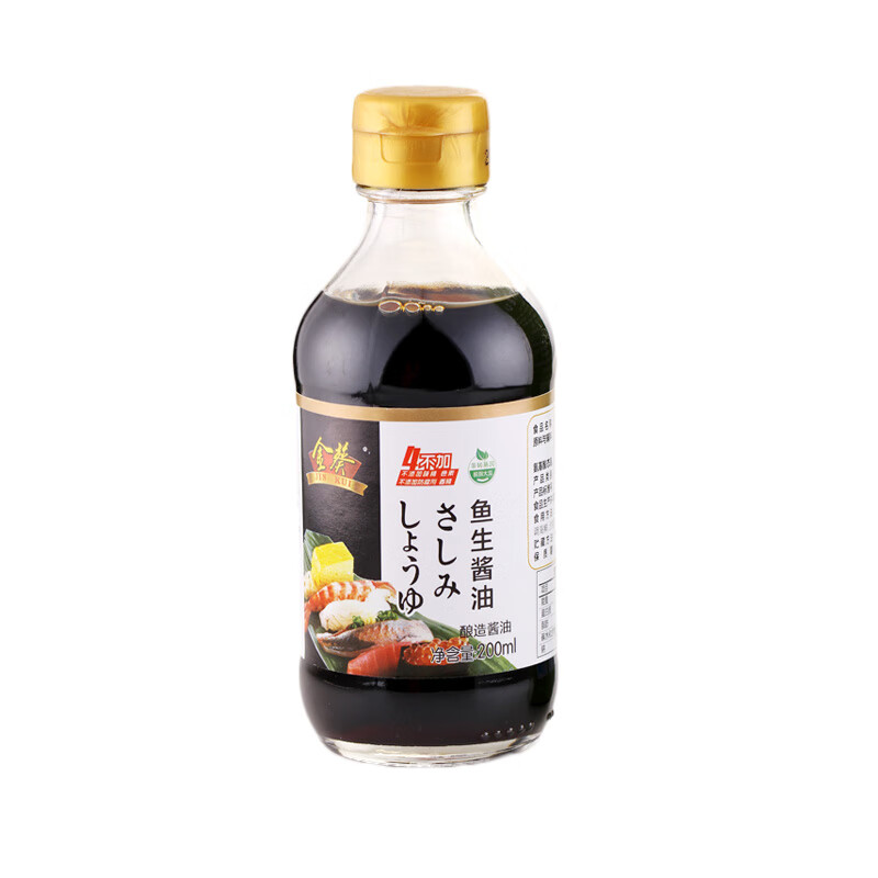 金葵 鱼生酱油寿司刺身酱油200ml 8.72元