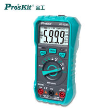Pro'sKit 宝工 MT-1236-C自动量程真有效值数字万用表 电表(附电池)3 5/6 67元（需