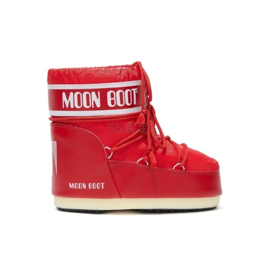 Farfetch 发发奇:Moon Boot Classic Low 2 红色短靴