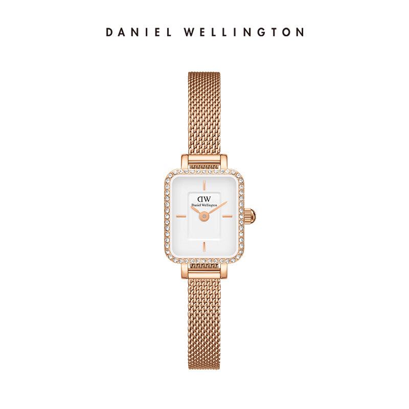 Daniel Wellington DanielWellington）DW女表全新复古小方糖钢带腕表时尚简约石英表D