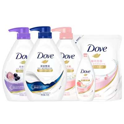 Dove 多芬 沐浴露730克x3瓶 共2890g 78.9元包邮 （需用券）